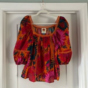 Farm RIO sunflowers blouse
